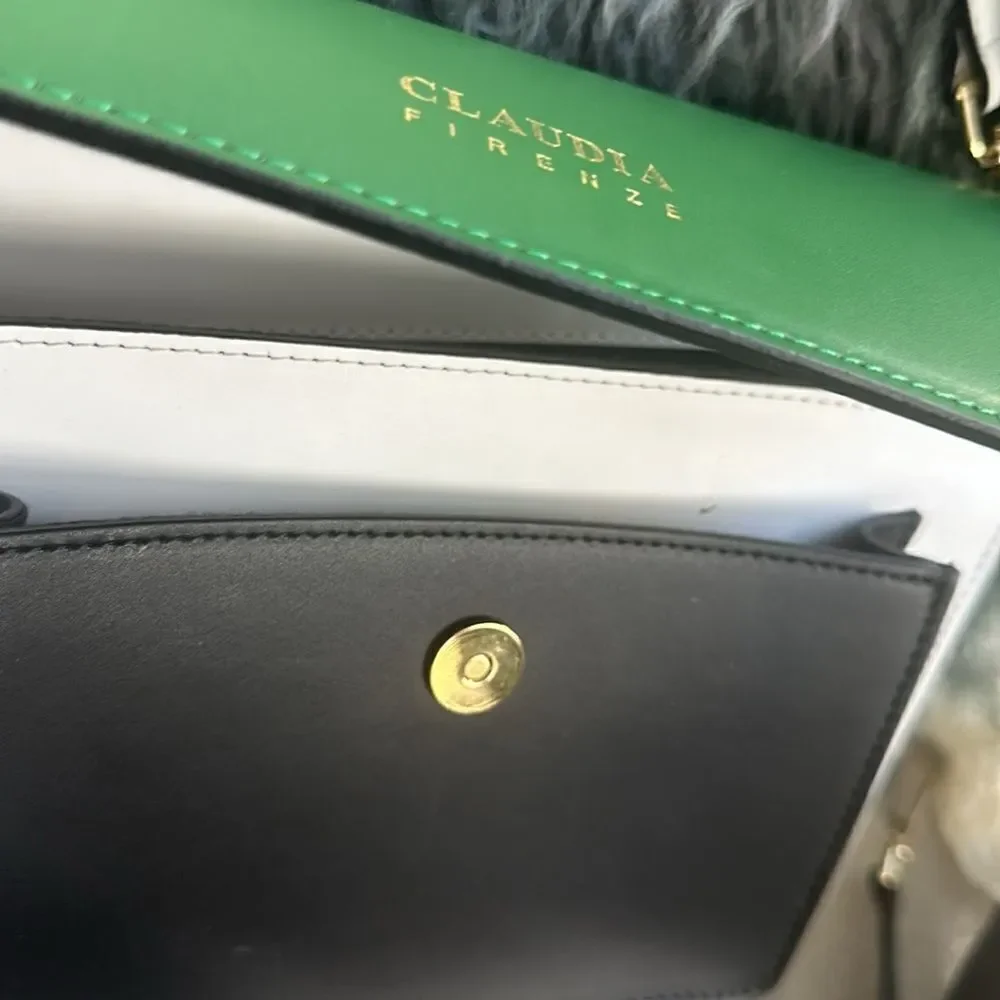 Claudia Firenze Desdemona -Green Handbag/Crossbody
